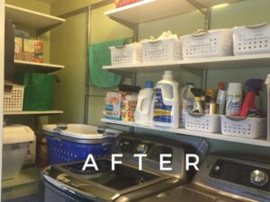 after laundry room organization