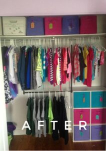 clean children's closet