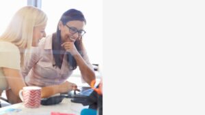 organization consultant coaching a client
