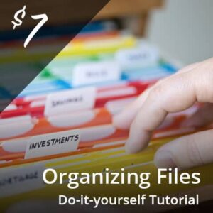 Organizing files tutorial