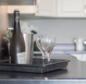 organized shabby-chic style kitchen