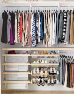 Elfa Container Store Closet System