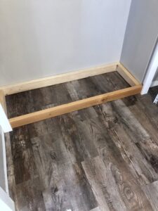 pantry floor install