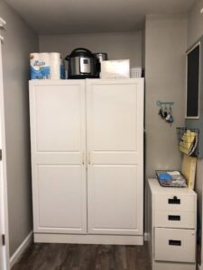 old pantry, before DIY project
