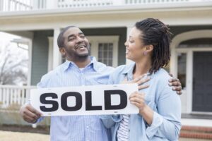 couple selling home