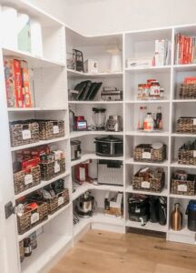 neat organized pantry