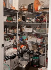 messy pantry