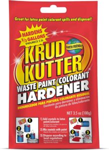 Krud Kutter waste paint/colorant hardener bag