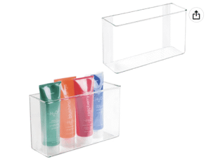 acrylic wall pocket for storage and organization