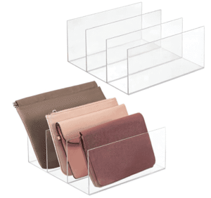 acrylic handbag/clutch organizer