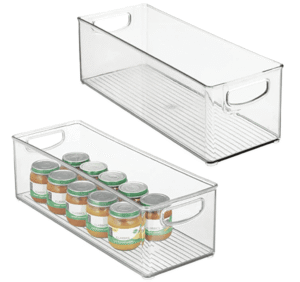 storage bin with handles