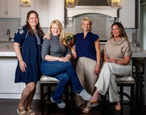 Top rated team of St. Louis professional home organizing experts; Katie, Mandy, Susan, and Trish